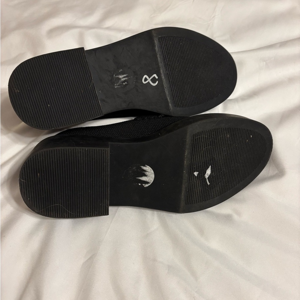 Steven New York Black Knit Slip On Loafers Comfort Shoes - Picture 7 of 7